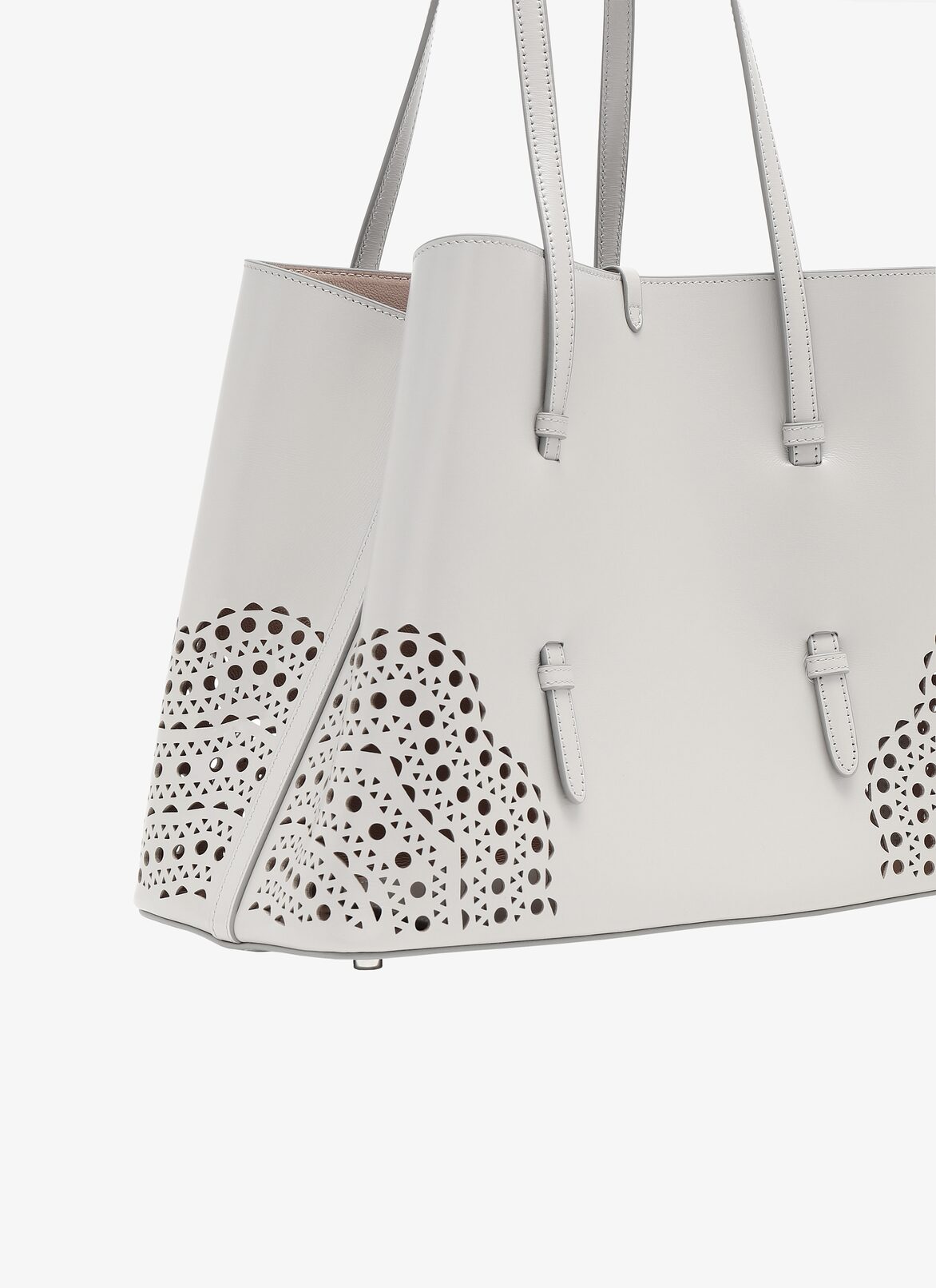 CABAS SMALL MODEL C.LUX QUART VIENNE VAGUE PEARL ALAÏA PEARL  CABAS SMALL MODEL C.LUX QUART VIENNE VAGUE PEARL